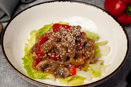 Салат с говядиной