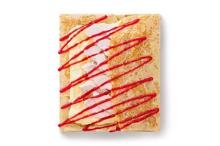 Блин индейка под брусничным соусом