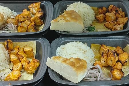 Шашлык из куриного филе