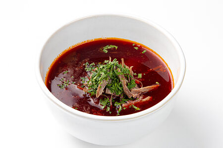 Борщ со сметаной