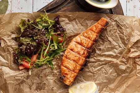 Семга в сливочном соусе