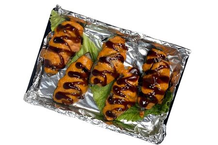 Запеченные мидии киви