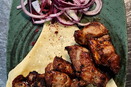 Свиная мякоть на мангале