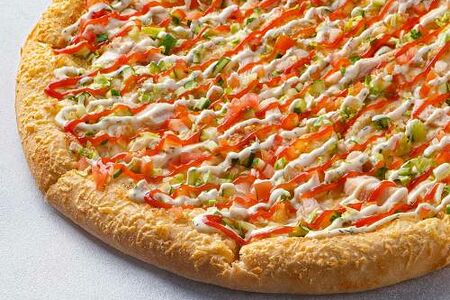 Пицца Аль-Шам на толстом с сыром