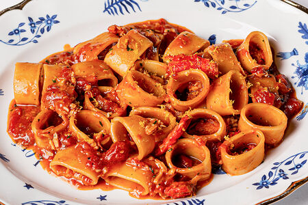 Паккери с крабом в соусе биск