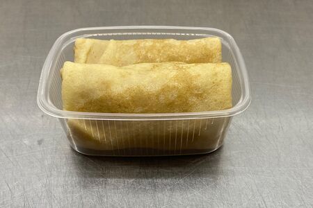 Блины с творогом