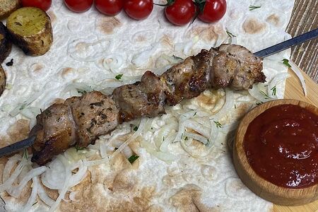 Шашлык в лаваше