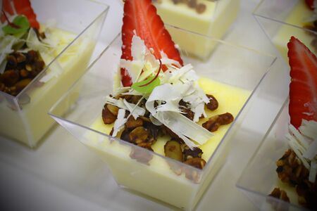 Веганская панна котта