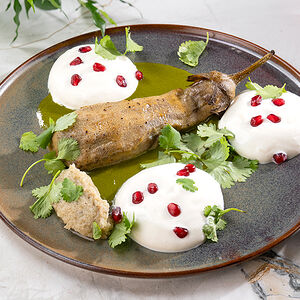 Баклажан в двух текстурах 