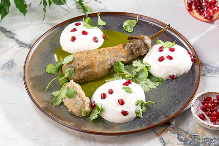 Баклажан в двух текстурах 