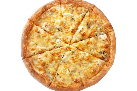 Пицца Четыре сыра на тонком тесте