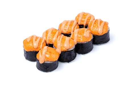 Запеченный Острый с лососем и тунцом