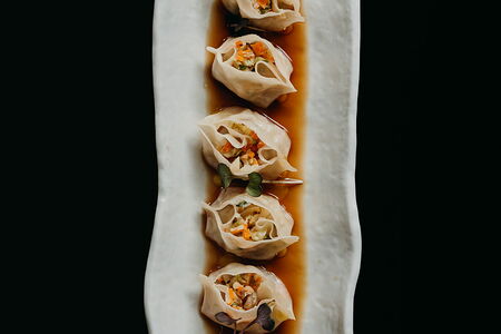 Гёдза с овощами