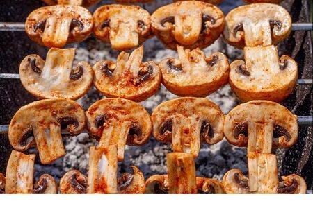 Шашлык из шампиньонов