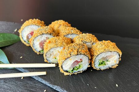 Жареный бедный окунь