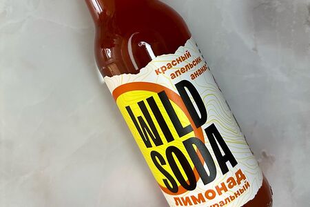 Wild soda красный апельсин, ананас