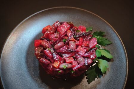 Винегрет с фасолью