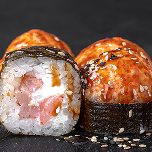 Запеченный ролл Супермэн