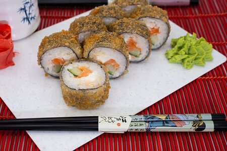 Темпура с лососем