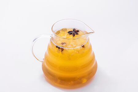 Чай пряный с ананасом