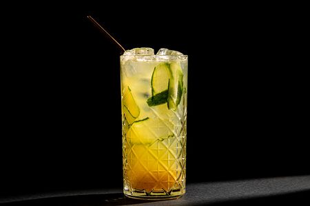 Натуральный лимонад груша-огурец