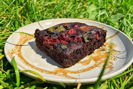 Брауни Клюква-мята