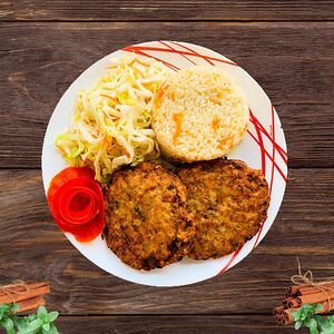 Чаран с гарниром