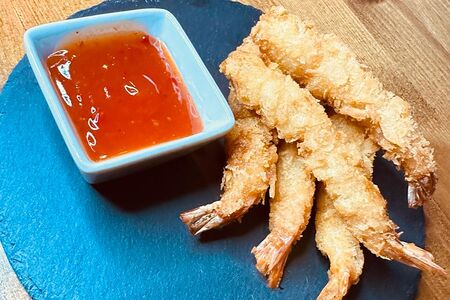 Креветки в темпуре