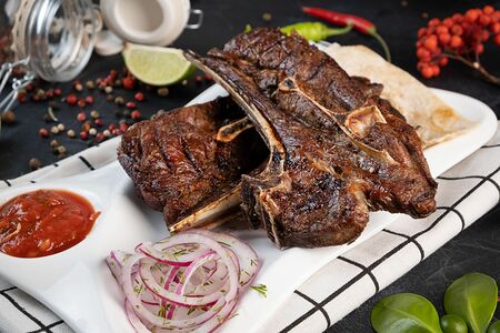 Шашлык из баранины на ребре