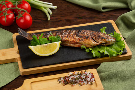 Форель радужная на углях