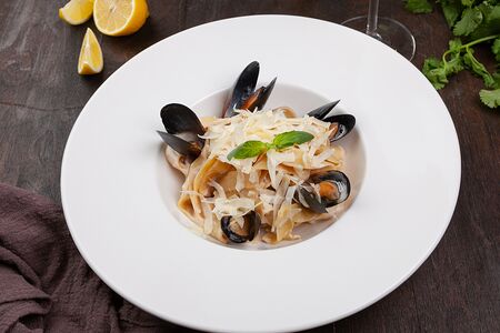 Паста с мидиями
