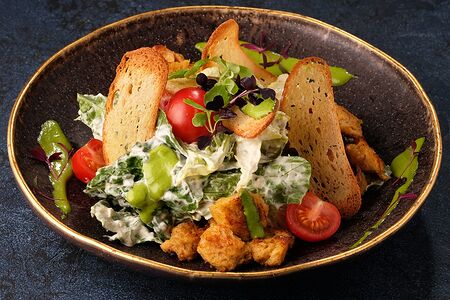 Салат Цезарь Веган, без глютена