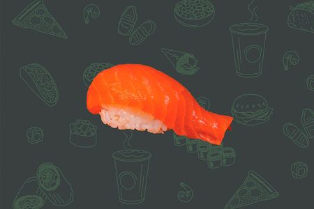 Суши с лососем