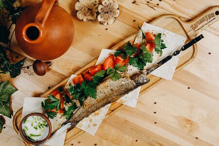 Форель по-батумски