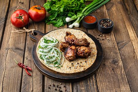 Шашлык из cвинoй шейки