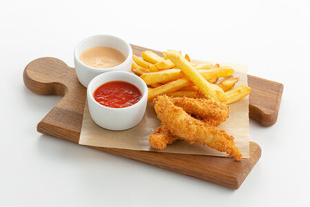 Стрипсы куриные с домашним кетчупом