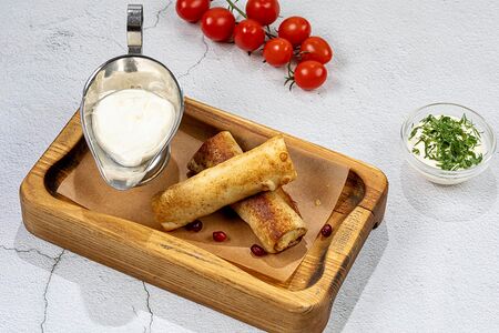 Блинчики с мясом