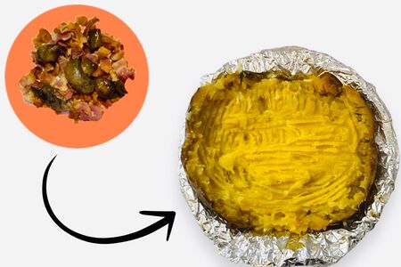 Картофель с беконом