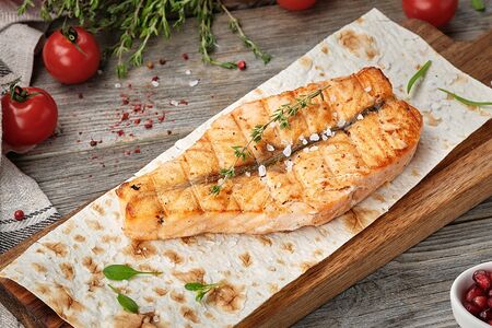 Стейк из семги