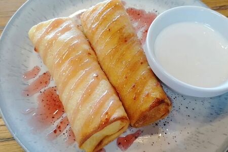 Блинчики с творогом