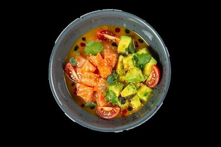 Севиче из Лосося или Тунца и авокадо