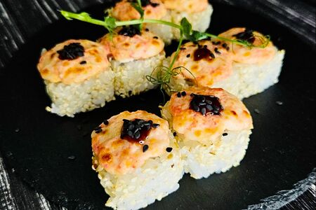 Запеченные роллы Унаги Санрайз