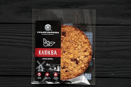 Овсяное печенье с сушеной клюквой