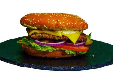 Бургер Графский с картофелем фри