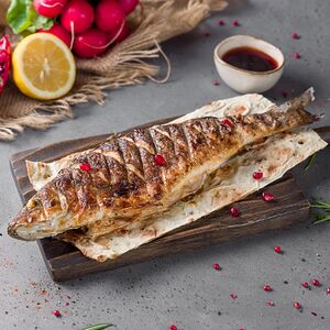 Сибас на углях