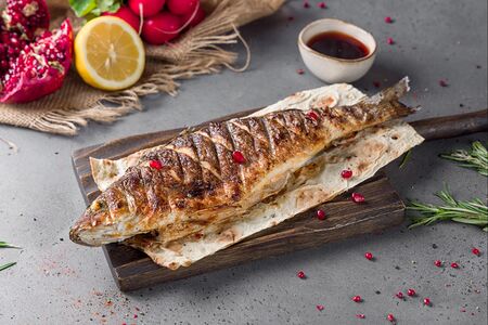 Сибас на углях