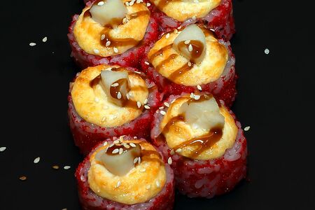 Ролл Запеченный с гребешками