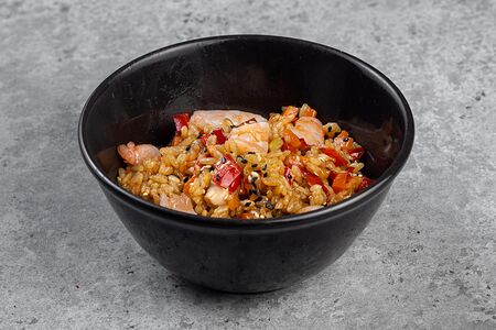 Тяхан с креветками