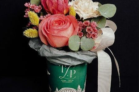 Цветы Pink в стаканчике