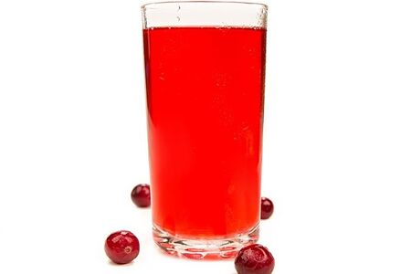 Домашний клюквенный морс